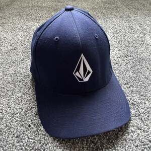 Volcom Full Stone Flexfit Navy Baseball Cap